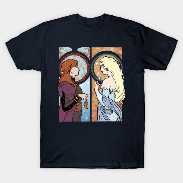 Sisters and seasons T-Shirt by Sam18artworks